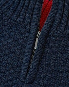 Bluzy i koszulki We Norwegians Trysil ZipUp Men Navy Blue XL Sweter - 5