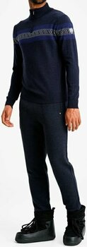 Bluzy i koszulki We Norwegians Signature ZipUp Men Navy Blue XL Sweter - 3