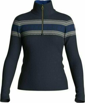 T-shirt / felpa da sci We Norwegians Signature ZipUp Women Navy Blue S Maglione - 2