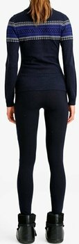 Hiihto t-paita / huppari We Norwegians Signature ZipUp Women Navy Blue S Villapaita - 5