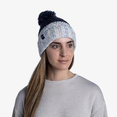 Ski Beanie Buff Janna Knitted & Fleece Band Beanie Night Blue UNI Ski Beanie - 1