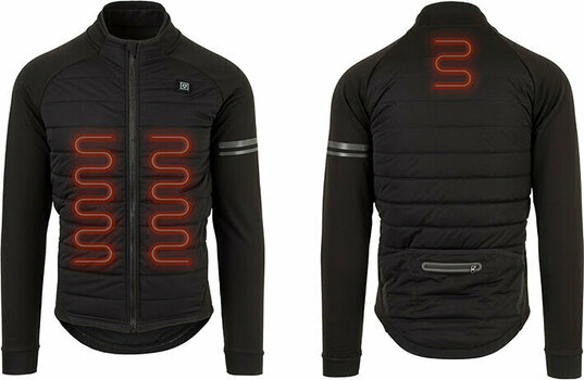 Cykeljacka, väst Agu Deep Winter Thermo Jacket Essential Women Heated Black XL Jacka - 5