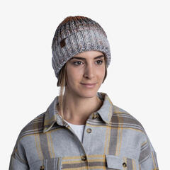 Ski Beanie Buff Olya Knitted & Fleece Band Beanie Grey UNI Ski Beanie - 1