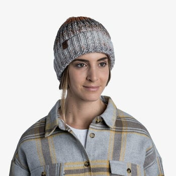 Zimowa czapka Buff Olya Knitted & Fleece Band Beanie Grey UNI Zimowa czapka - 2