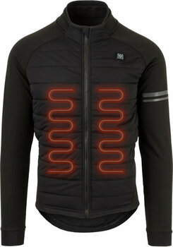 Pyöräilytakki, -liivi Agu Winter Thermo Jacket Essential Men Heated Takki Black S - 3