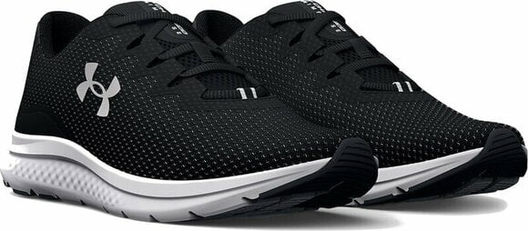 Straßenlaufschuhe Under Armour UA Charged Impulse 3 Running Shoes Black/Metallic Silver 42,5 Straßenlaufschuhe - 3