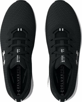 Calçado de corrida de estrada Under Armour UA Charged Impulse 3 Running Shoes Black/Metallic Silver 42,5 Calçado de corrida de estrada - 4