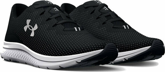 Cestná bežecká obuv Under Armour UA Charged Impulse 3 Running Shoes Black/Metallic Silver 43 Cestná bežecká obuv - 3