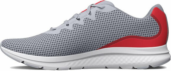Buty do biegania po asfalcie Under Armour UA Charged Impulse 3 Running Shoes Mod Gray/Radio Red 42 Buty do biegania po asfalcie - 2