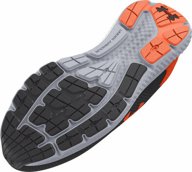 Road running shoes Under Armour UA Charged Rogue 3 Running Shoes Jet Gray/Black/Panic Orange 42,5 Road running shoes - 5