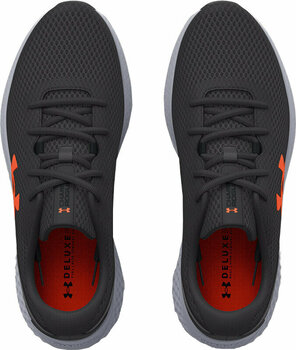 Zapatillas para correr Under Armour UA Charged Rogue 3 Running Shoes Jet Gray/Black/Panic Orange 43 Zapatillas para correr - 4