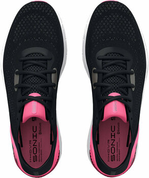 Weghardloopschoenen Under Armour Women's UA HOVR Sonic 5 Running Shoes Black/Pink Punk 37,5 Weghardloopschoenen - 4