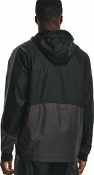 Running jacket Under Armour UA Legacy Windbreaker Jacket Black/Jet Gray M Running jacket - 4