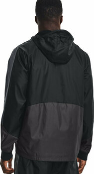 Running jacket Under Armour UA Legacy Windbreaker Jacket Black/Jet Gray XL Running jacket - 4