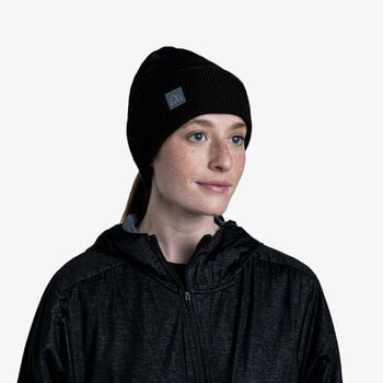 Ski Mütze Buff CrossKnit Beanie Solid Black UNI Ski Mütze - 5