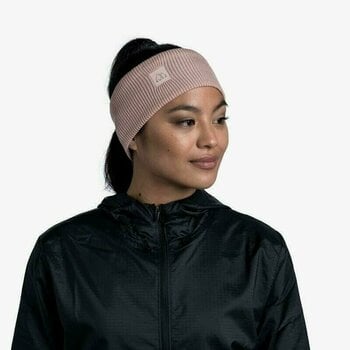 Pannband för löpning Buff CrossKnit Headband Pale Pink UNI Pannband för löpning - 3