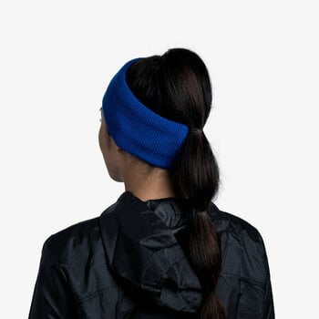 Laufstirnband
 Buff CrossKnit Headband Azure Blue UNI Laufstirnband - 4