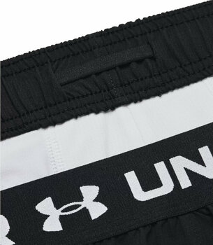Fitness Trousers Under Armour Men's UA Vanish Woven 2-in-1 Shorts Black/White L Fitness Trousers - 6
