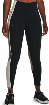 Fitness Hose Under Armour Women's UA RUSH No-Slip Waistband Ankle Leggings Black/Ghost Gray S Fitness Hose - 3
