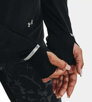 Koszulka do biegania z długim rękawem
 Under Armour Women's UA OutRun The Cold Hooded Half Zip Black/Black/Reflective Koszulka do biegania z długim rękawem - 6