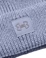 Σκούφος Σκι Under Armour Women's ColdGear Infrared Halftime Ribbed Pom Beanie Aurora Purple/Metallic Tin UNI Σκούφος Σκι - 1