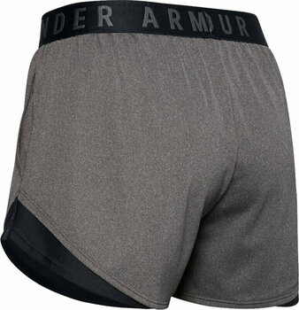 Fitness spodnie Under Armour Women's UA Play Up Shorts 3.0 Carbon Heather/Black/Black XS Fitness spodnie - 2