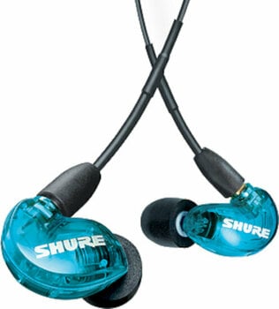 Sluchátka za uši Shure SE215-SPE-EFS Blue - 2