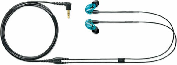 Sluchátka za uši Shure SE215-SPE-EFS Blue - 3
