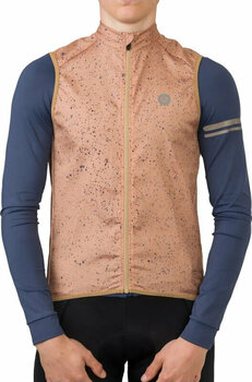 Cykeljacka, väst Agu Splatter Wind Body Trend Men Väst Leather L - 3