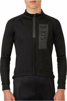 Cycling Jacket, Vest Agu Merino Rain Jacket SIX6 Men Black L Jacket - 3