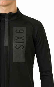 Biciklistička jakna, prsluk Agu Merino Rain Jacket SIX6 Men Black L Jakna - 5