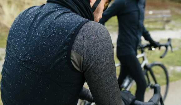 Kerékpár kabát, mellény Agu Prime Rain Body II Essential Men Black L Mellény - 6
