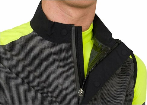 Biciklistička jakna, prsluk Agu Prime Rain Body II Essential Men Hivis Reflection XL Prsluk - 5