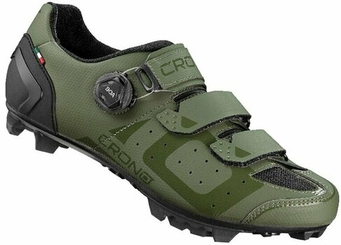 Zapatillas de ciclismo para hombre Crono CX3 MTB BOA Verde 40 Zapatillas de ciclismo para hombre - 2
