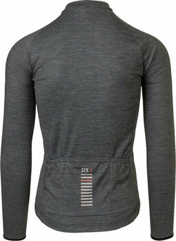 Pyöräilypaita Agu Merino Jersey LS III SIX6 Men Paita Black XL - 2