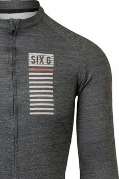 Μπλούζα Ποδηλασίας Agu Merino Jersey LS III SIX6 Men Φανέλα Black XL - 8