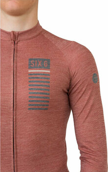Odzież kolarska / koszulka Agu Merino Jersey LS III SIX6 Men Golf Spice L - 5