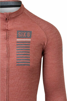 Odzież kolarska / koszulka Agu Merino Jersey LS III SIX6 Men Spice XL - 8