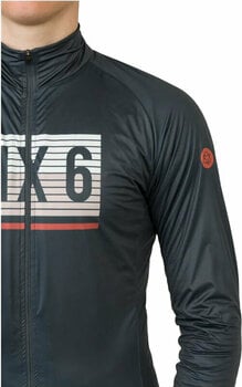Kerékpár kabát, mellény Agu Polartec Thermo Jacket III SIX6 Men Charcoal M Kabát - 5