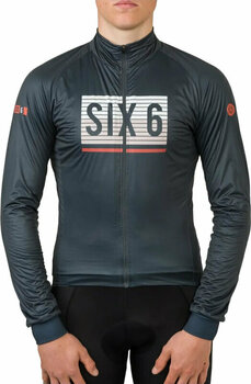 Kerékpár kabát, mellény Agu Polartec Thermo Jacket III SIX6 Men Charcoal XL Kabát - 3
