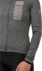 Odzież kolarska / koszulka Agu Merino LS III SIX6 Women Koszulka Black S - 5