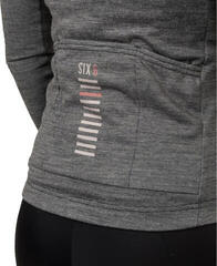 Odzież kolarska / koszulka Agu Merino LS III SIX6 Women Koszulka Black S - 6