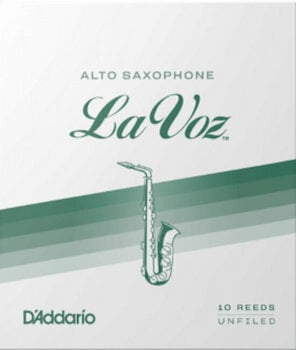 Palheta para saxofone alto Rico La Voz MH Palheta para saxofone alto - 2