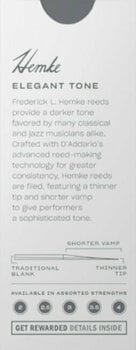 Tenor Saxophone Reed Rico Hemke 3 Tenor Saxophone Reed - 3