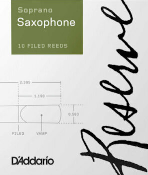 Blatt für Sopran Saxophon Rico Reserve 2.0 Blatt für Sopran Saxophon - 2