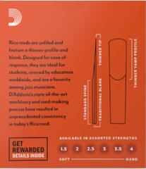 Clarinet Reed Rico 2 Clarinet Reed - 2