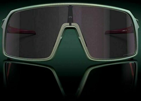 Okulary rowerowe Oakley Sutro 94069737 Matte Silver Blue Colors/Prizm Grey Okulary rowerowe - 2