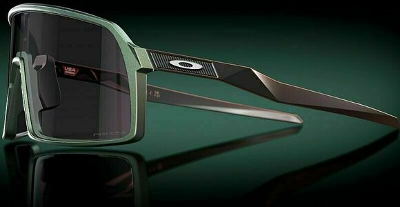 Okulary rowerowe Oakley Sutro 94069737 Matte Silver Blue Colors/Prizm Grey Okulary rowerowe - 3