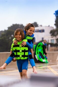 Buoyancy Jacket Jobe Nylon Life Vest Kids Lime Green - 8