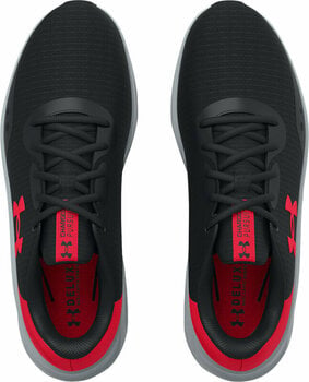 Chaussures de course sur route Under Armour UA Charged Pursuit 3 Tech Running Shoes Black/Radio Red 44 Chaussures de course sur route - 4
